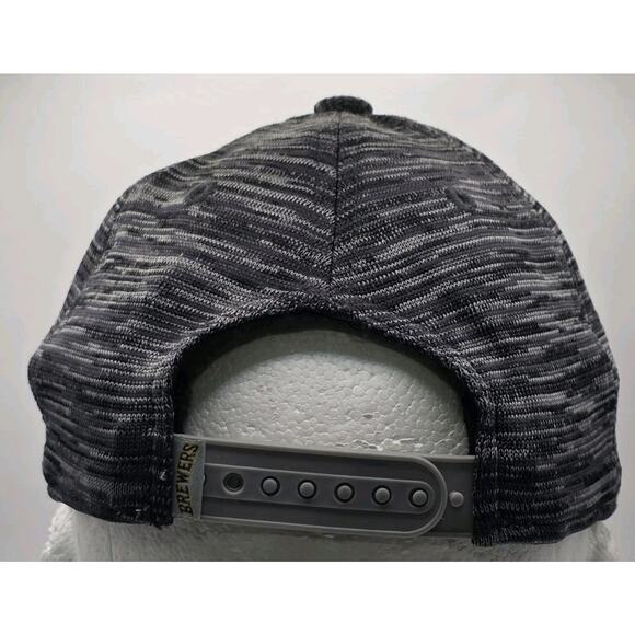 Milwaukee Brewers New Era 9Forty Gray Youth Snapback Baseball Hat Cap MLB - Picture 5 of 11